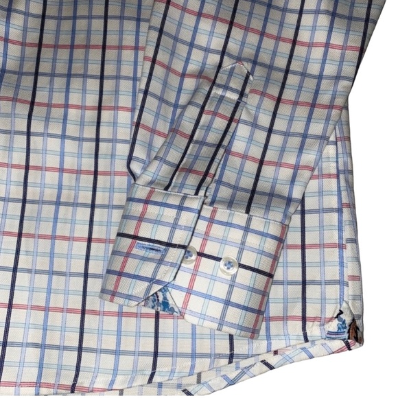 Robert Graham Plaid Button Down Long Sleeve Shirt Size Large - Picture 4 of 5